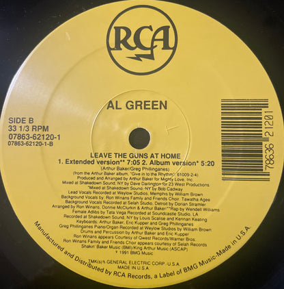 Arthur Baker featuring Al Green : Leave The Guns At Home (12")