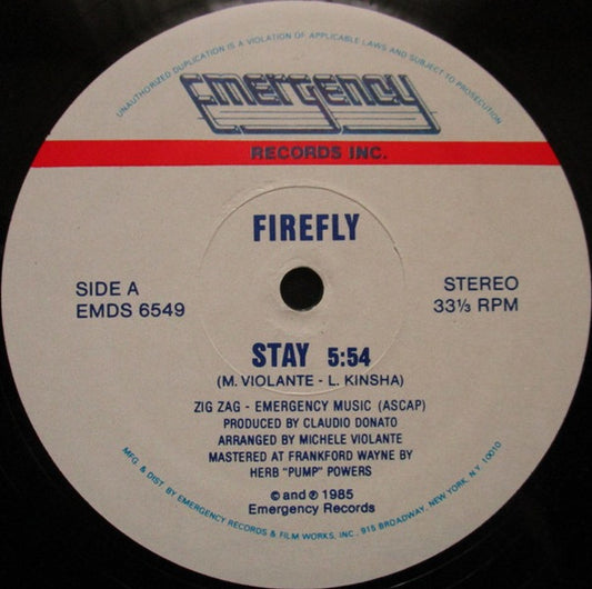 Firefly (2) : Stay (12")