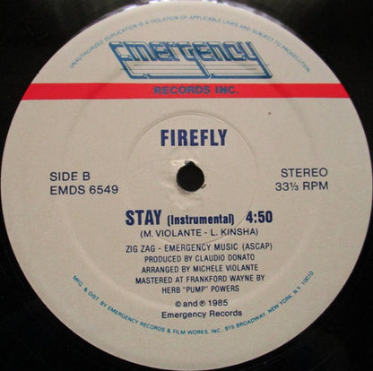 Firefly (2) : Stay (12")