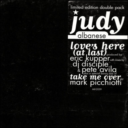 Judy Albanese : Love's Here (At Last) (2x12", Ltd)