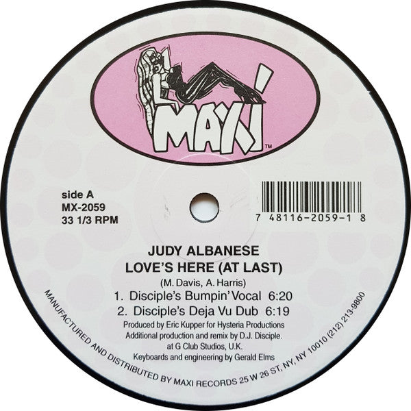 Judy Albanese : Love's Here (At Last) (2x12", Ltd)