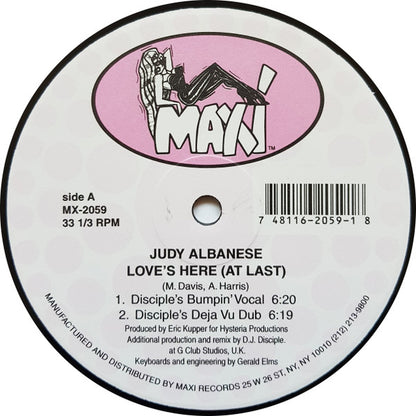 Judy Albanese : Love's Here (At Last) (2x12", Ltd)