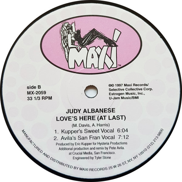 Judy Albanese : Love's Here (At Last) (2x12", Ltd)