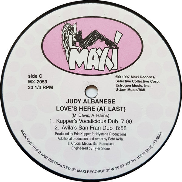 Judy Albanese : Love's Here (At Last) (2x12", Ltd)