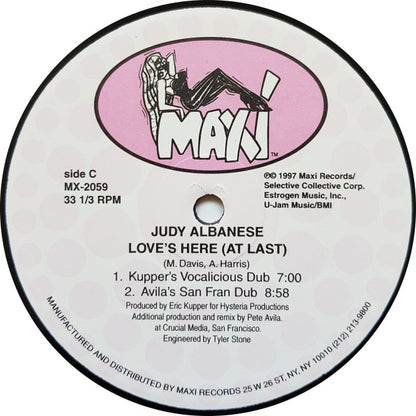 Judy Albanese : Love's Here (At Last) (2x12", Ltd)