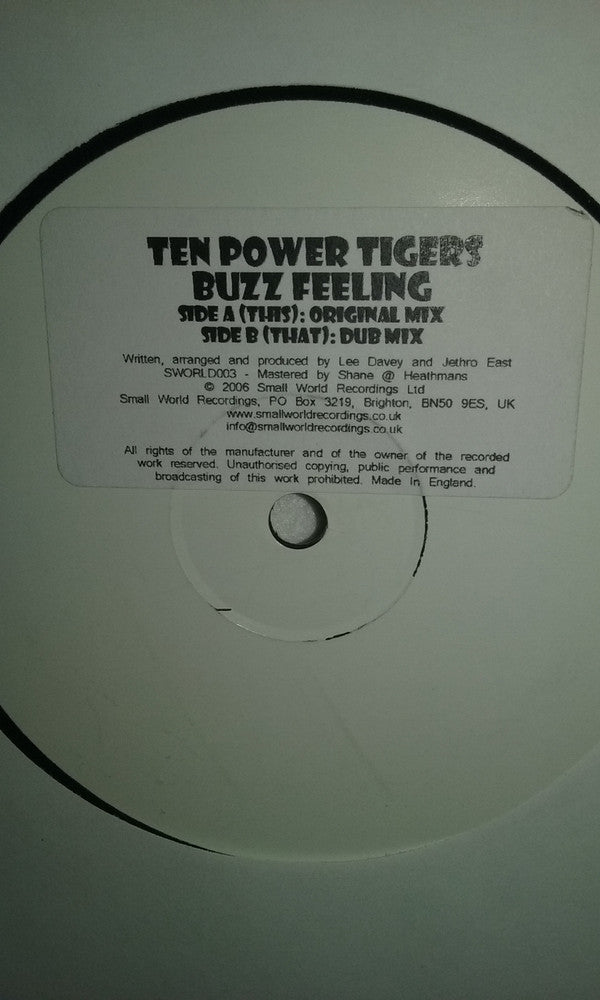Ten Power Tigers : Buzz Feeling (12", W/Lbl, Sti)