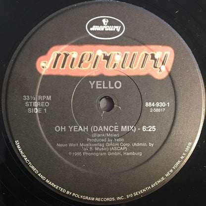 Yello : Oh Yeah (12", 53 )