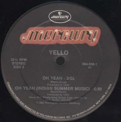 Yello : Oh Yeah (12", Bro)