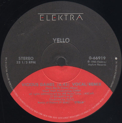 Yello : Vicious Games (12", SP )
