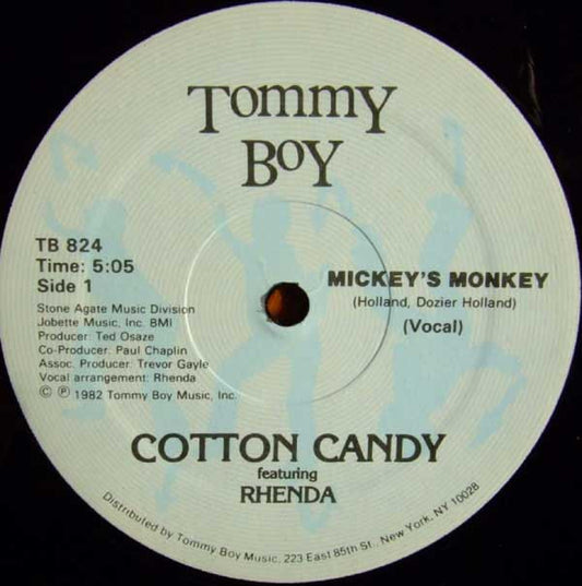 Cotton Candy Featuring Rhenda : Mickey's Monkey (12")