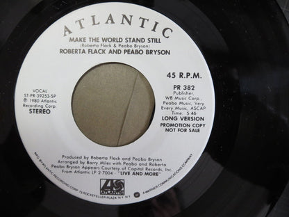 Roberta Flack, Peabo Bryson : Make The World Stand Still (7", Single, Promo, Spe)