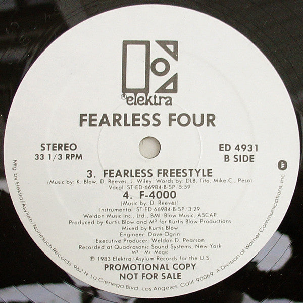 The Fearless Four : Problems Of The World (12", Promo)