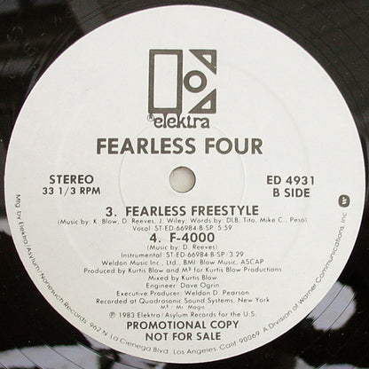 The Fearless Four : Problems Of The World (12", Promo)