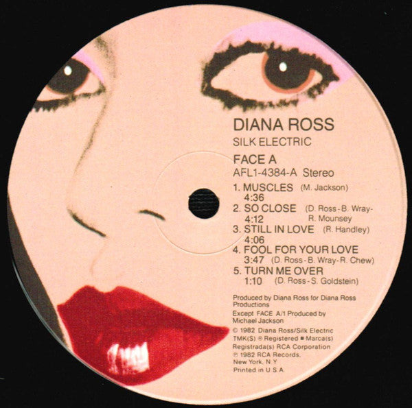 Diana Ross : Silk Electric (LP, Album, Gat)