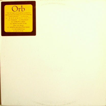 The Orb : Orbus Terrarum (2xLP, Album, Promo)