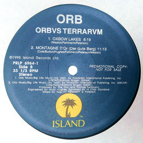 The Orb : Orbus Terrarum (2xLP, Album, Promo)