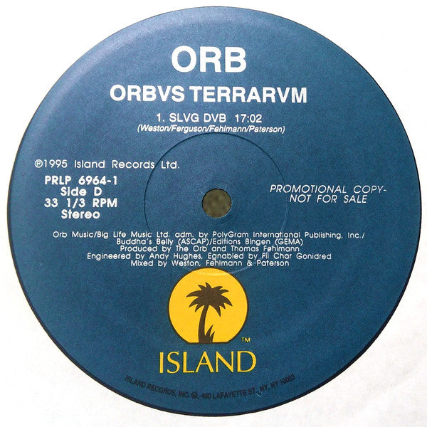 The Orb : Orbus Terrarum (2xLP, Album, Promo)