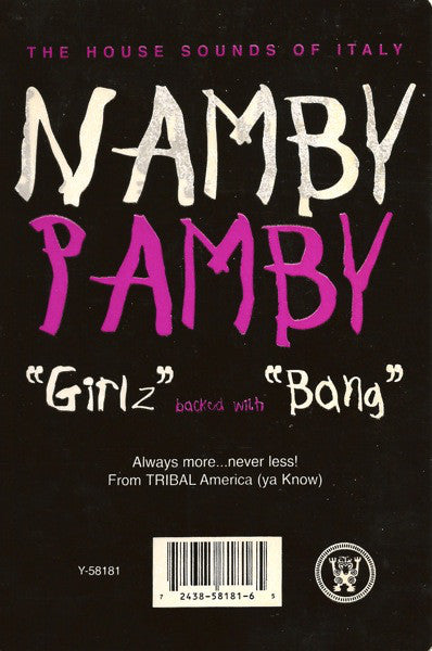 Namby-Pamby* : Girlz / Bang (12")