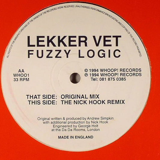 Lekker Vet : Fuzzy Logic (12")