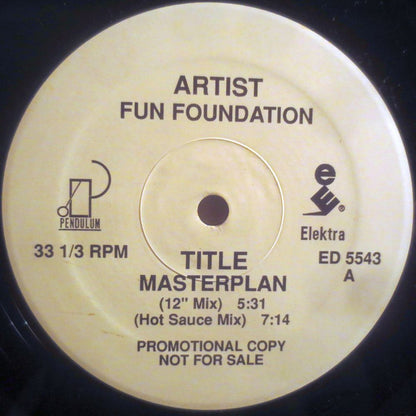 Fun Foundation : Masterplan (12", Promo)