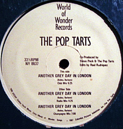Poptarts : Another Grey Day In London (12", Single)
