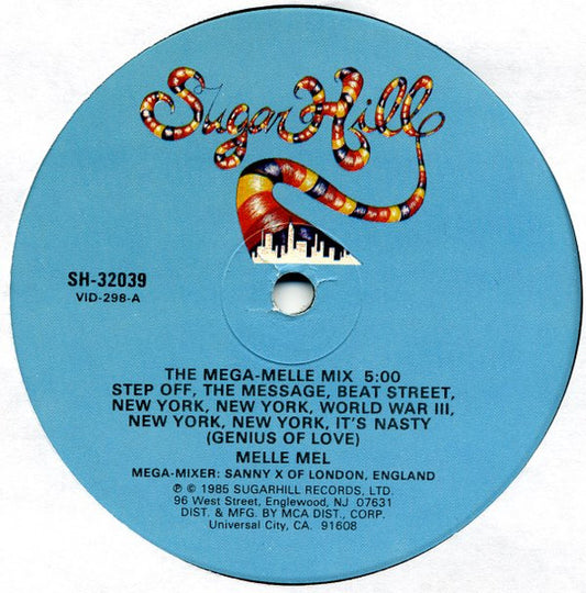 Melle Mel : The Mega-Melle Mix (12", P/Mixed)