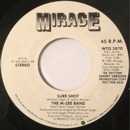 The M-Zee Band : Sure Shot (7", Promo)