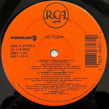 KC Flightt : Planet E (12")