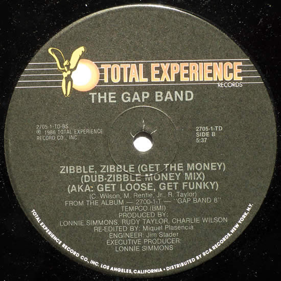 The Gap Band : Zibble, Zibble (Get The Money) (AKA: Get Loose, Get Funky) (12")