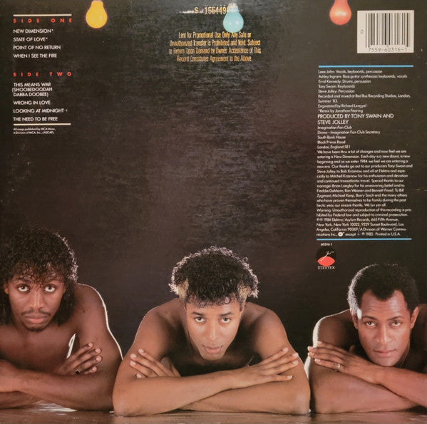 Imagination : New Dimension (LP, Album, Promo, SP-)