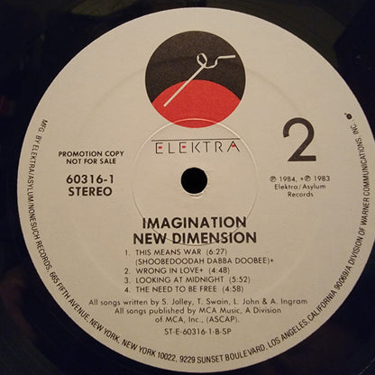 Imagination : New Dimension (LP, Album, Promo, SP-)