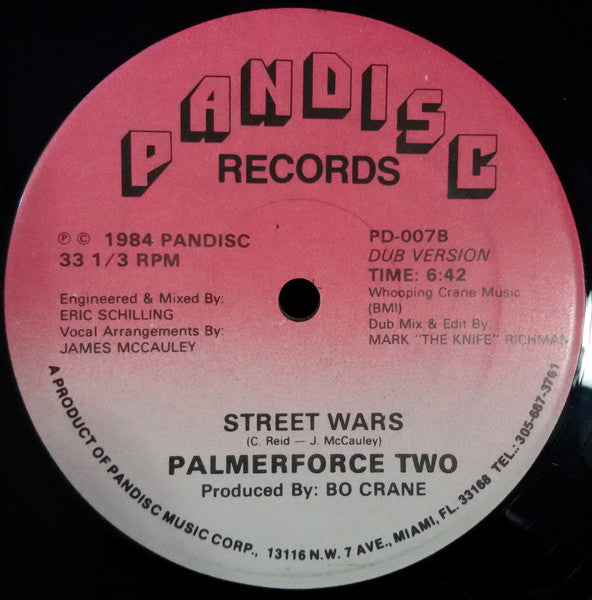 Palmerforce Two : Street Wars (12")