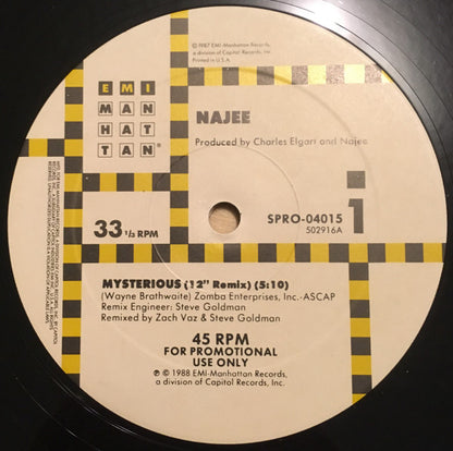 Najee : Mysterious (12", Promo)