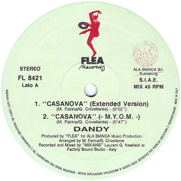 Dandy (2) : Casanova (12")
