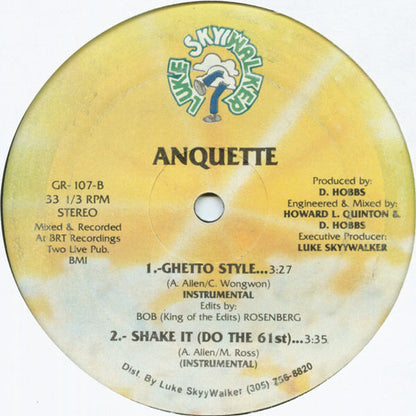 Anquette : Ghetto Style... (12")