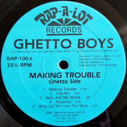 Ghetto Boys* : Making Trouble (LP, Album)