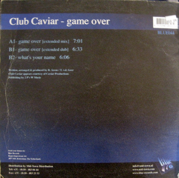 Club Caviar : Game Over / What's Your Name (12")