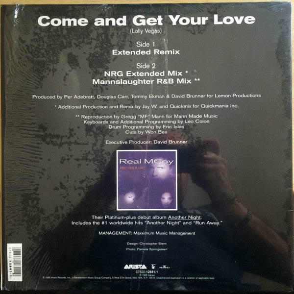Real McCoy : Come And Get Your Love (12")