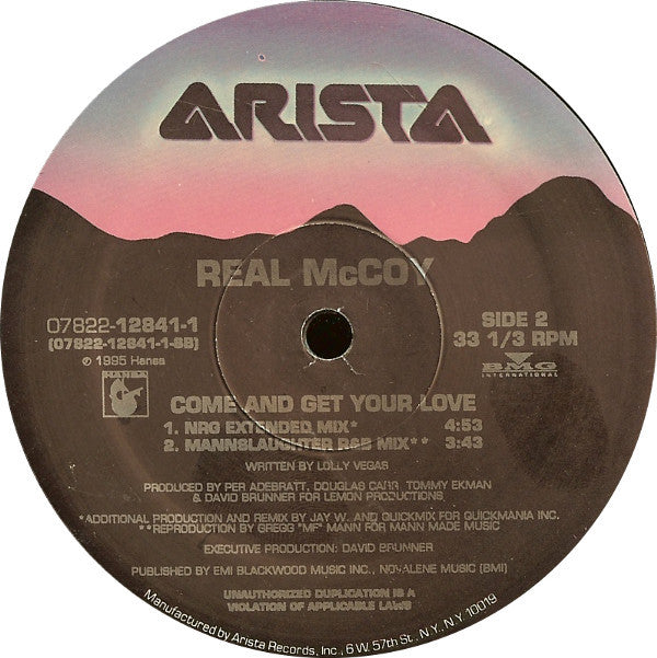 Real McCoy : Come And Get Your Love (12")