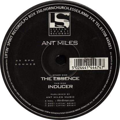 Ant Miles : The Essence / Inducer (12")