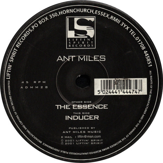 Ant Miles : The Essence / Inducer (12")
