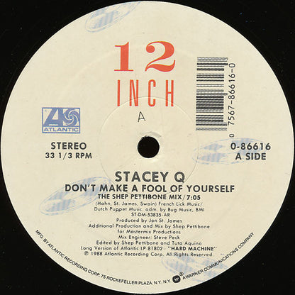 Stacey Q : Don't Make A Fool Of Yourself (12")