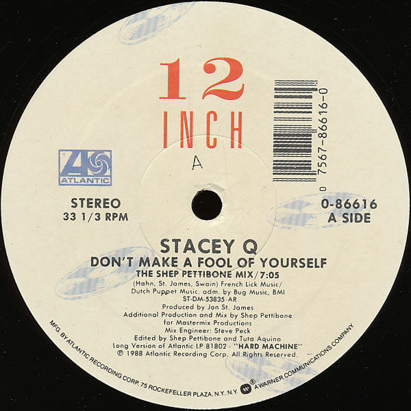 Stacey Q : Don't Make A Fool Of Yourself (12")