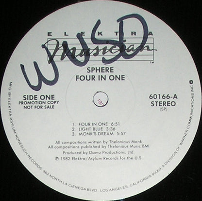 Sphere (16) : Four In One (LP, Album, Promo)