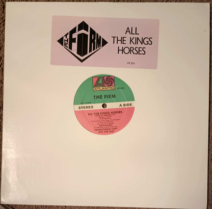 The Firm (7) : All The Kings Horses (12", Promo)