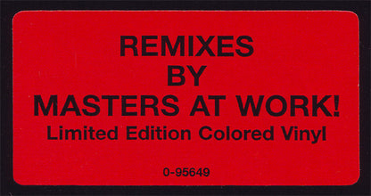 Bel Canto : Rumour (Remixes By Masters At Work) (12", Ltd, Red)