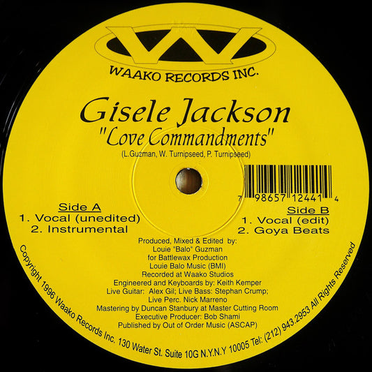 Gisele Jackson : Love Commandments (12")