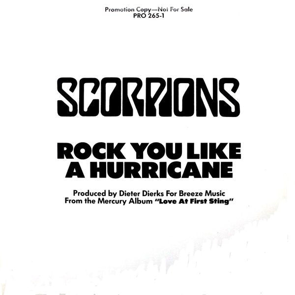 Scorpions : Rock You Like A Hurricane (12", Promo)