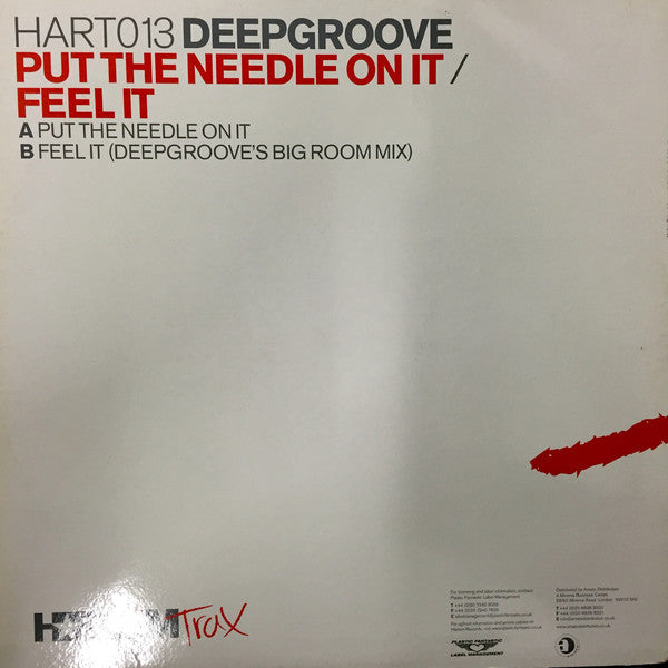 Deepgroove : Put The Needle On It / Feel It (12")