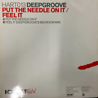 Deepgroove : Put The Needle On It / Feel It (12")